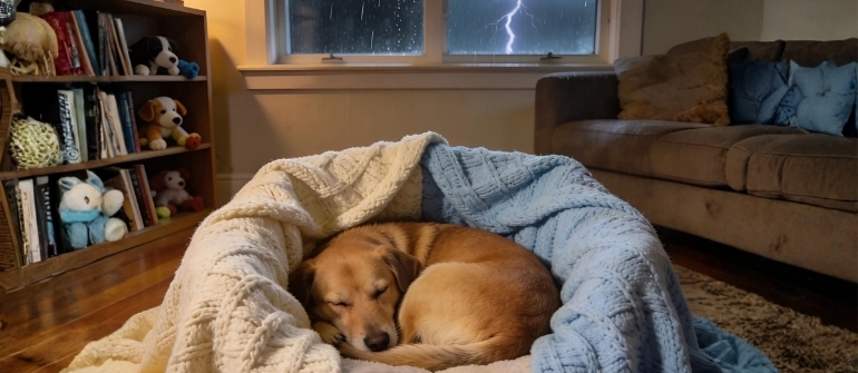 Your Dog Is Terrified of Thunderstorms—Products Won’t Fix It.
